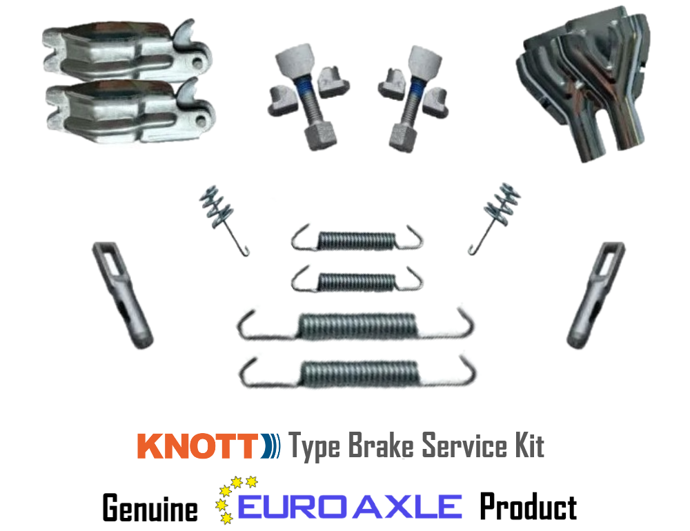 Knott Type 200x50mm Triple Axle Back Plate Trailer Brake Parts Service Kit x 1